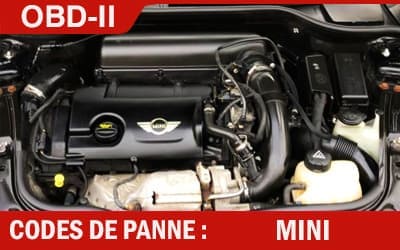 Codes de panne OBD2 Mini
