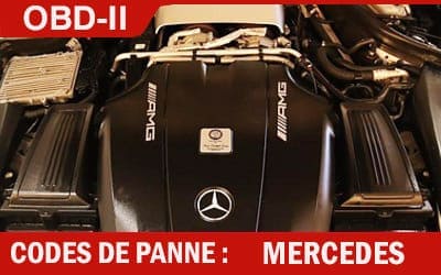 Codes de panne OBD2 Mercedes