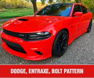 Bannière Entraxe Bolt Pattern Dodge