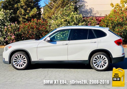 Huile pour BMW X1 2008 À 2016 BMW X1 Blanc huile 5w-30