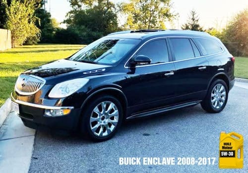 AUTOMOBILE Buick ENCLAVE Huile 5w-30