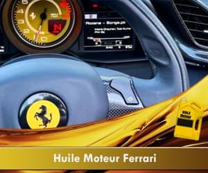 Bannière Huile à Moteur Ferrari