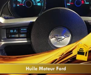 Bannière Huile à Moteur Ford