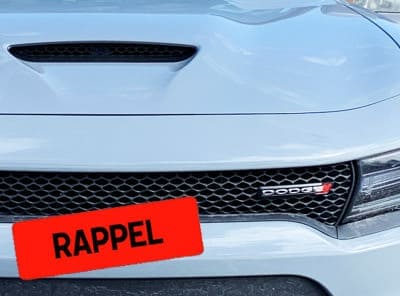 Rappels pour véhicule Dodge