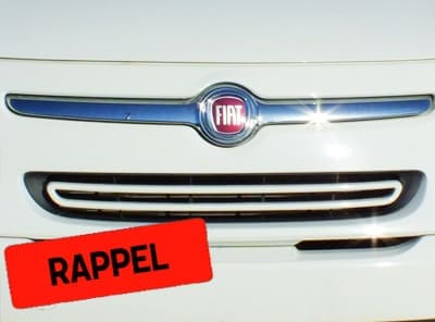 Rappels pour véhicule Fiat